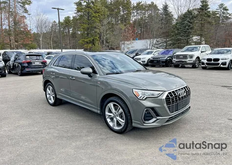 2020 Audi Q3 Premium Plus S-Line z USA, uszkodzony, nr VIN WA1EECF37L1013590